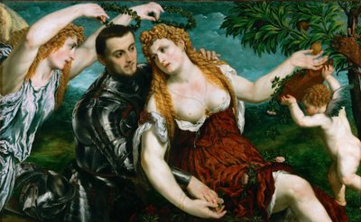 Allegory (Mars, Venus, Victoria and Cupid) by Paris Bordone